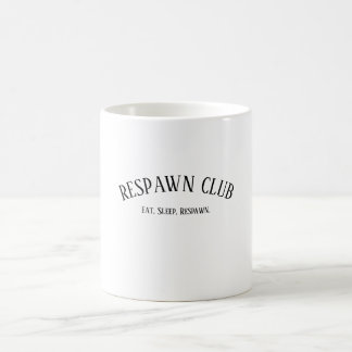 Taza De Café Club de Reaparición Come Duerme Reaparece Jugador