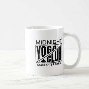 Taza De Café Club de Yoga de Medianoche Instructor de Meditació