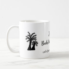 Taza De Café club del árbol de coco para fin de semana de despe