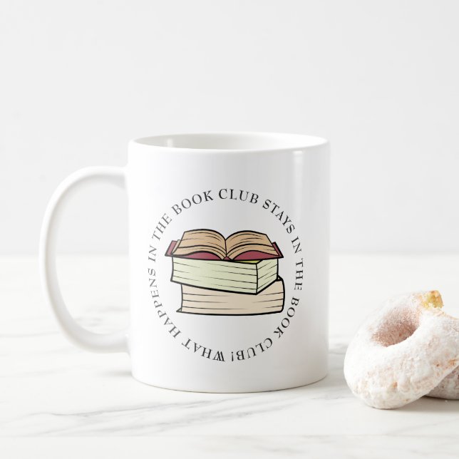 Taza De Café Club del Libro (Con donut)