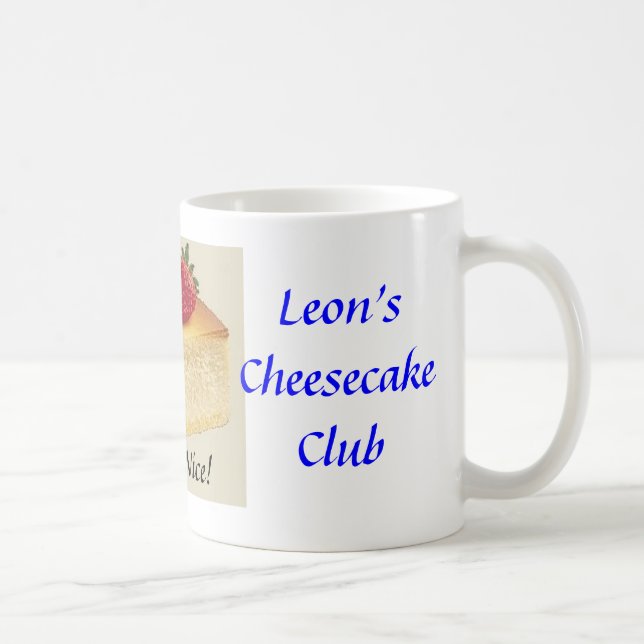 Taza De Café Club del pastel de queso de León (Derecha)
