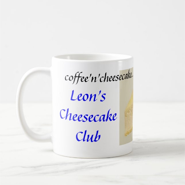 Taza De Café Club del pastel de queso de León (Izquierda)