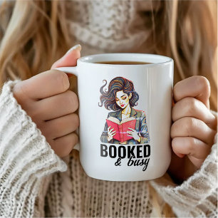 Taza De Café Club femenino de lectura de libros avid y bocados