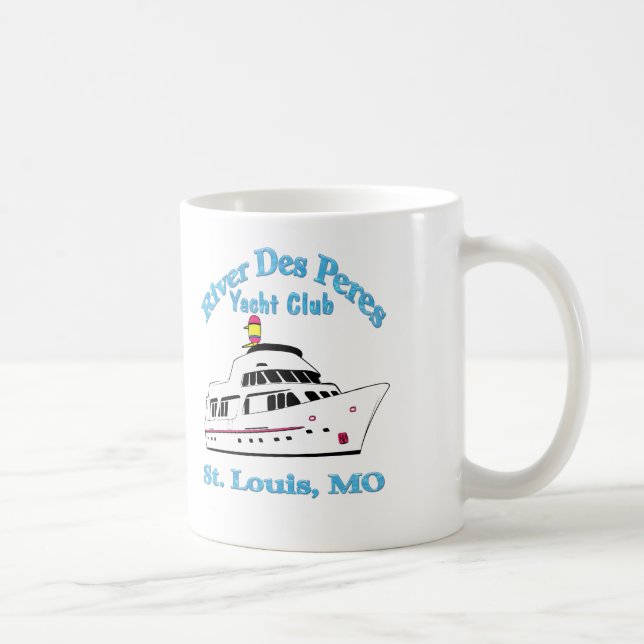 Taza De Café Club náutico River Des Peres Mug (Derecha)