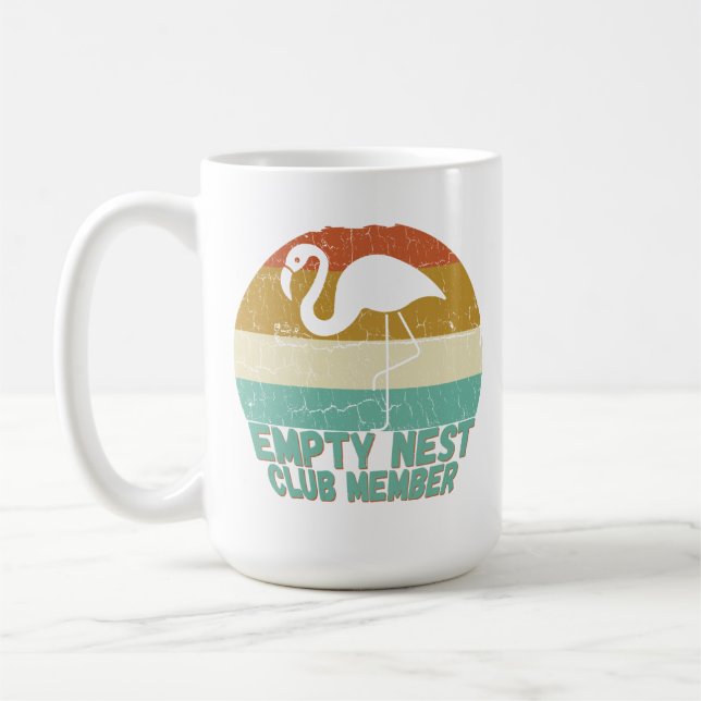 Taza De Café Club Nest vacío, nuevo miembro orgulloso (Izquierda)