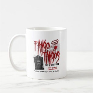 Taza De Café Club nocturno del vampiro de los tangos de Fango