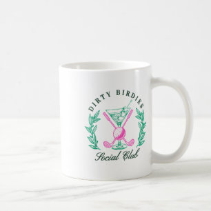 Taza De Café Club Social de Birdies Sucio, Golfing & amp; Bebid