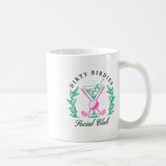 Taza De Café Club Social de Birdies Sucio, Golfing & amp; Bebid