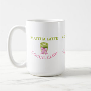 TAZA DE CAFÉ CLUB SOCIAL DE MATCHA LATTE