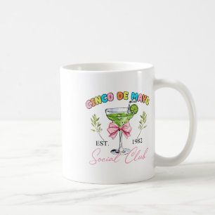 Taza De Café Club Social Mexicano Cinco De Mayo Tequila