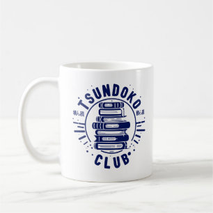 Taza De Café Club Tsundoku Amantes de los Libros Bibliófilo Boo