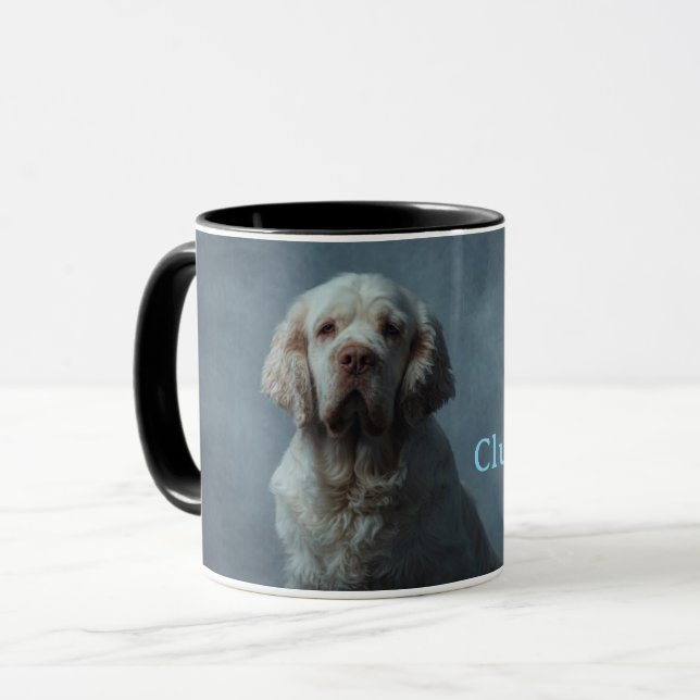 Taza de café Clumber Spaniel (Anverso izquierdo)