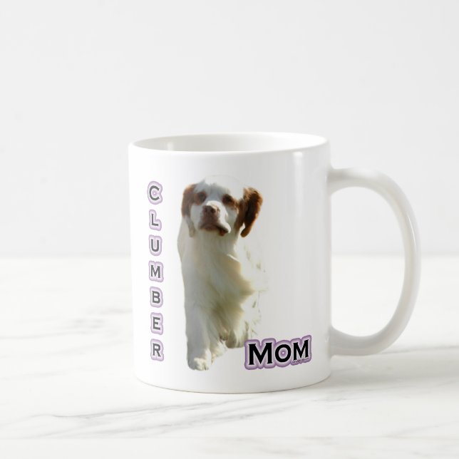Taza De Café Clumber Spaniel Mom 4 (Derecha)