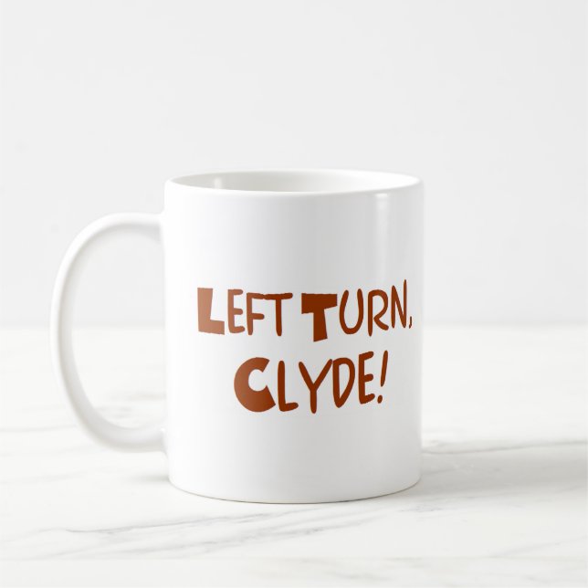 Taza De Café clyade giro a la izquierda (Izquierda)