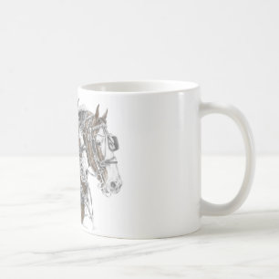 Taza De Café Clydesdale Draft Horse Team