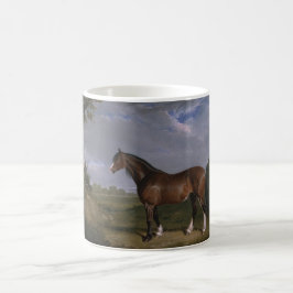 Taza De Café Clydesdale Stallion (Caballo tostado) (Animal)