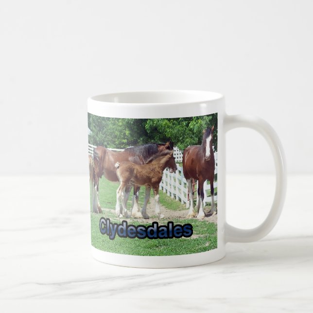 Taza De Café Clydesdales (Derecha)