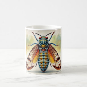 Taza De Café Clytellus Insect Top View 070824IREF232 - Watercol