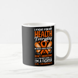 Taza De Café Cml Warrior Im Leucemia Mieloide Crónica Conscient