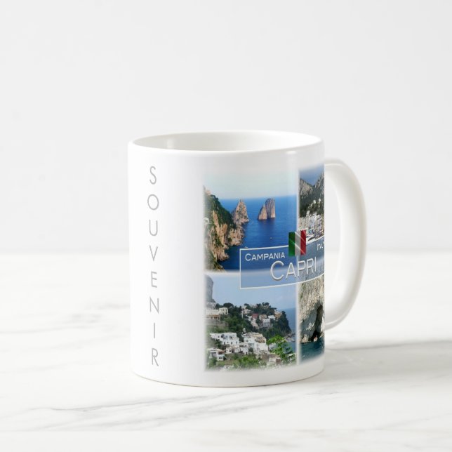 Taza De Café CMP020 CAPRI, Campania, Italia, (Anverso derecho)
