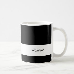 Taza De Café CMYK Black  