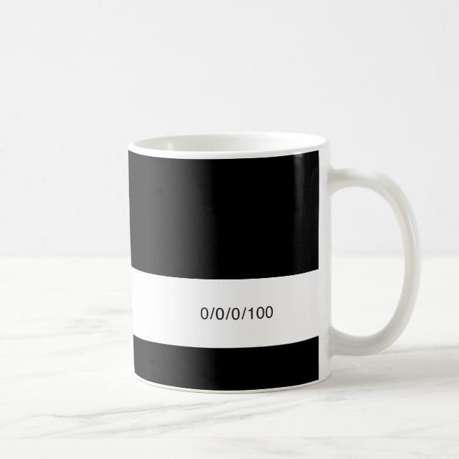 Taza De Café CMYK Black | (Derecha)