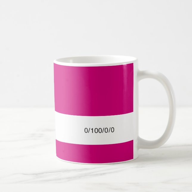 Taza De Café CMYK Magenta  | (Derecha)