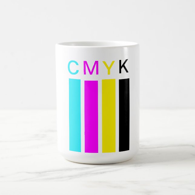 Taza De Café CMYK Mug (Centro)