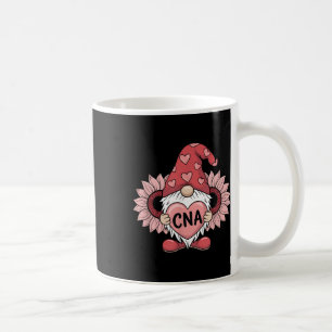 Taza De Café Cna Enfermera Gnome Sostengo Corazón Girasol Valen