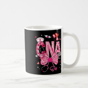 Taza De Café Cna Valentine Coqueta Lazo Estetoscopio Enfermera