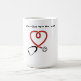 Taza De Café CNAs Give From the Heart Mug