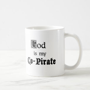 Taza De Café Co-Pirata de dios