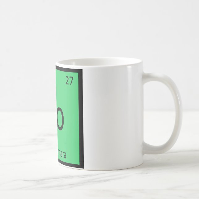 Taza De Café Co - Poni de Connemara Elemento Químico Caballo (Derecha)