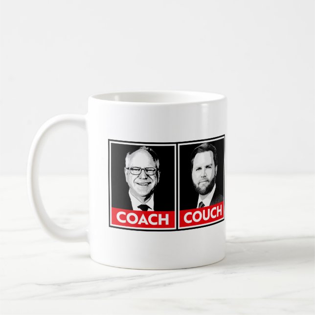 Taza De Café Coach vs Couch (Izquierda)