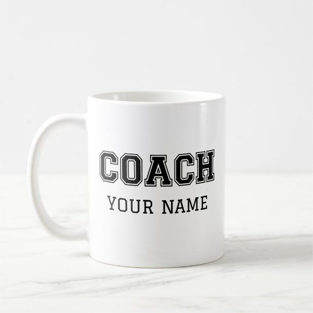 Taza De Café Coach Your Name (Izquierda)