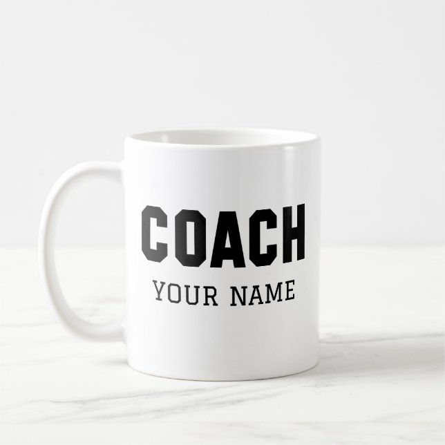 Taza De Café Coach Your Name (Izquierda)