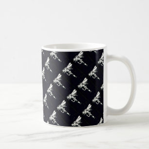 Taza De Café "Coachman Black" truco de hule húmeda con barro