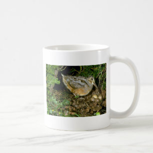 Taza De Café Coalla americana con los huevos