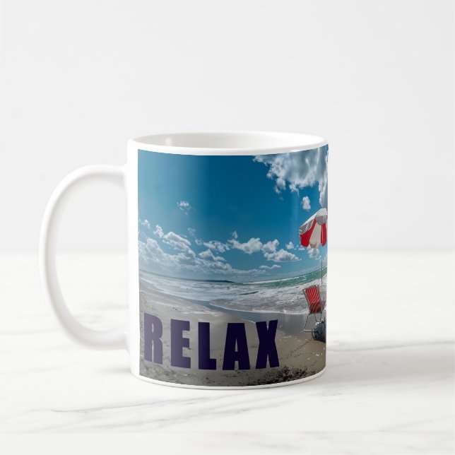 Taza De Café Coastal Comfort Mug (Izquierda)