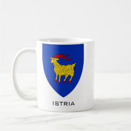 Taza De Café Coat of Arms of Istria Adriatic Legacy
