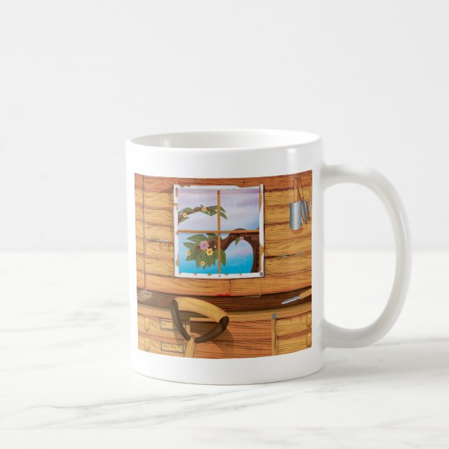 Taza De Café Cobertizo de jardín (Derecha)