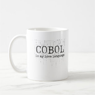 Taza De Café Cobol es mi lenguaje de amor.b