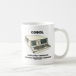 Taza De Café COBOL Lang. comercial totalmente obsoleto