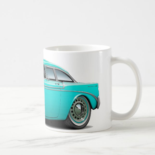 Taza De Café Coche 1956 de la turquesa de Chevy Belair (Derecha)