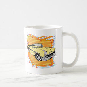 Taza De Café Coche 1957 del músculo de Pontiac del vintage