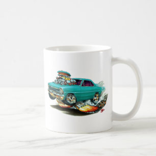 Taza De Café Coche 1966-67 de la aguamarina de Nova