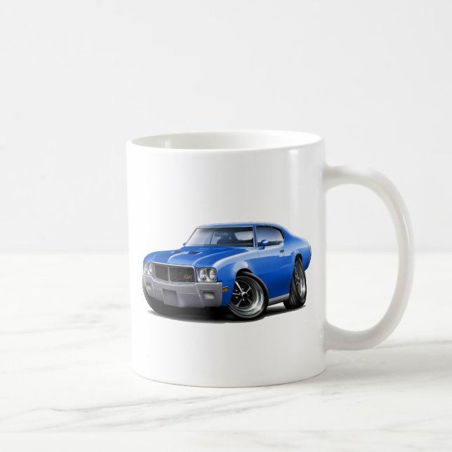Taza De Café Coche 1970-72 del azul de Buick GS (Derecha)