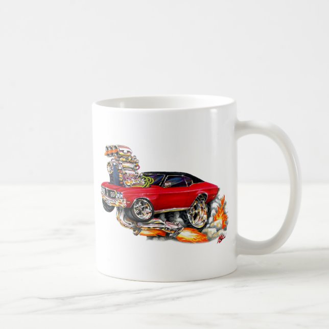 Taza De Café Coche 1970-72 del rojo de Buick GS (Derecha)