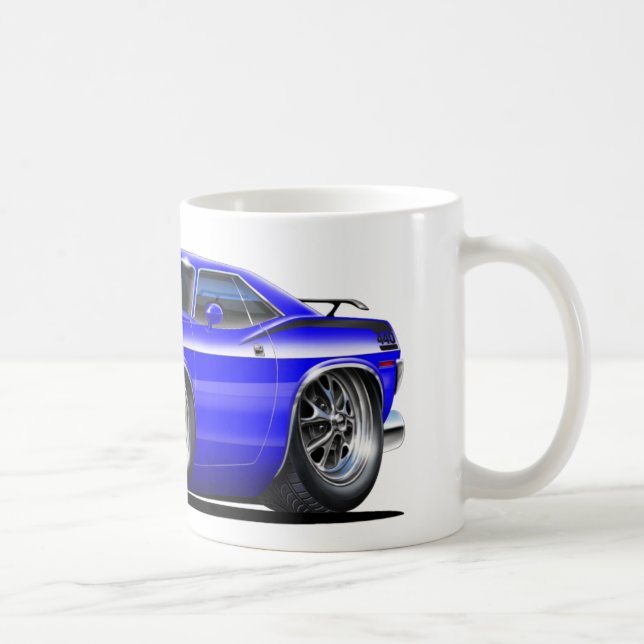 Taza De Café Coche 1970 del azul de Plymouth Cuda (Derecha)