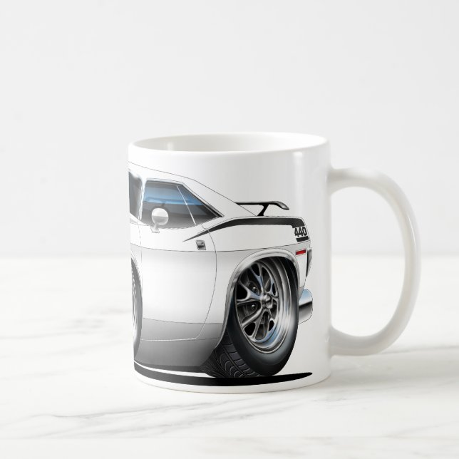 Taza De Café Coche 1970 del blanco de Plymouth Cuda (Derecha)